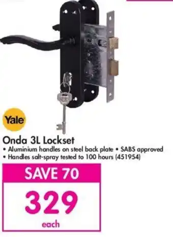 Yale Onda 3L Lockset