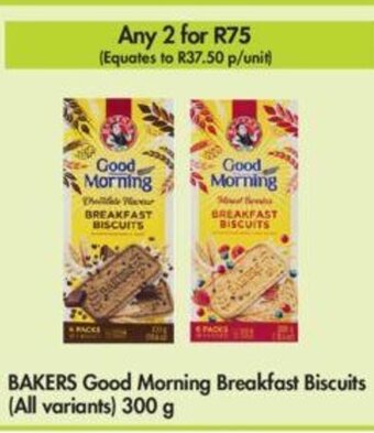 Bakers Good Morning Breakfast Biscuits (all variants) 300g