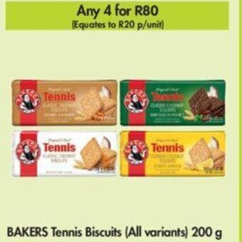 Makro Bakers Tennis Biscuits (all variants) 200g offer