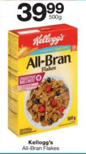 Checkers Kellogg's All-Bran Flakes 500g offer
