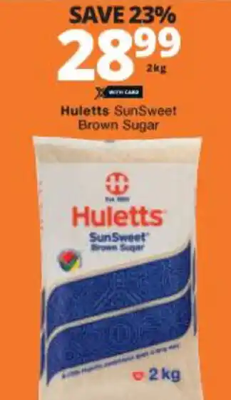 Checkers Huletts Sunsweet Brown Sugar 2kg offer