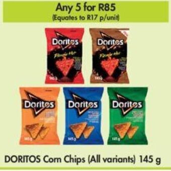 Makro Doritos Corn Chips (all variants) 145g offer
