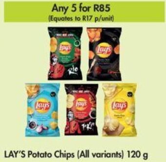 Makro Lay's Potato Chips (all variants) 120g offer