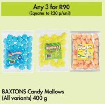 Makro Baxtons Candy Mallows (all variants) 400g offer