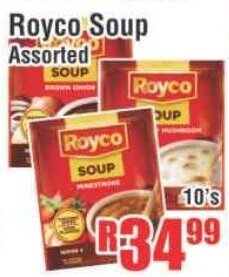 Devland Cash And Carry Royco Soup Assorted 10's offer