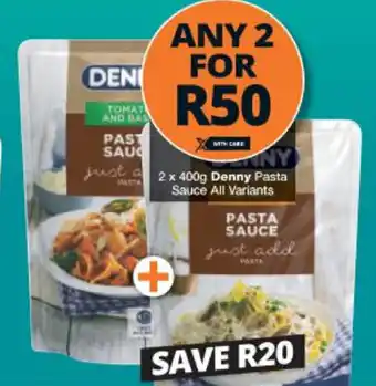 Checkers Denny Pasta Sauce 2x400g offer