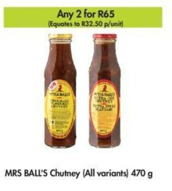Makro Mrs Ball's Chutney (all variants) 470g offer