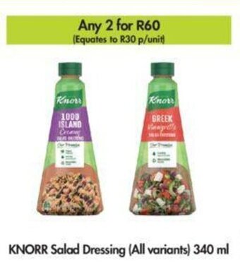 Makro Knorr Salad Dressing (all variants) 340ml offer