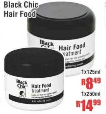 Devland Cash And Carry Black Chic Hair Food 1x125ml offer