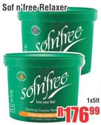 Devland Cash And Carry Sof n'free Relaxer 1x5lt offer