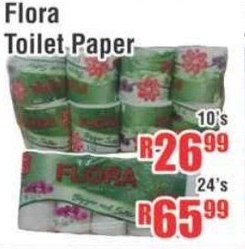 Flora Toilet Paper 10's