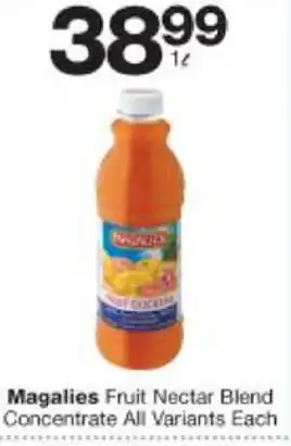 Checkers Magalies Fruit Nectar Blend Concentrate 1L offer