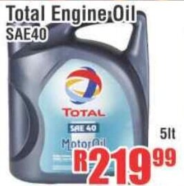 Devland Cash And Carry Total Engine Oil SAE40 5lt offer