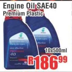 Devland Cash And Carry Engine Oil SAE40 Premium Plastic 10x500ml offer