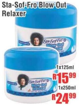 Devland Cash And Carry Sta-Sof-Fro Blow Out Relaxer 1x125ml offer