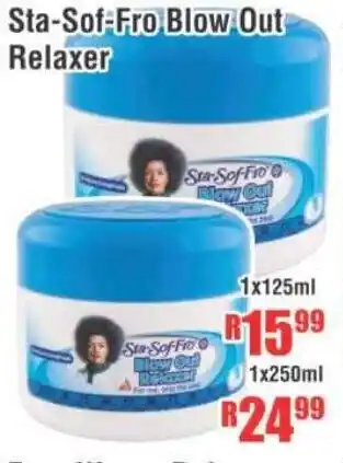 Devland Cash And Carry Sta-Sof-Fro Blow Out Relaxer 1x250ml offer