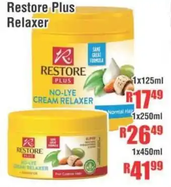 Devland Cash And Carry Restore Plus Relaxer 1x450ml offer