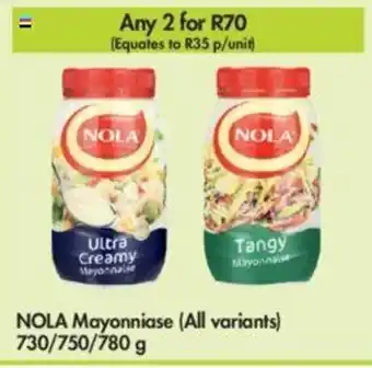 Makro Nola Mayonnaise (all variants) 730/750/780g offer