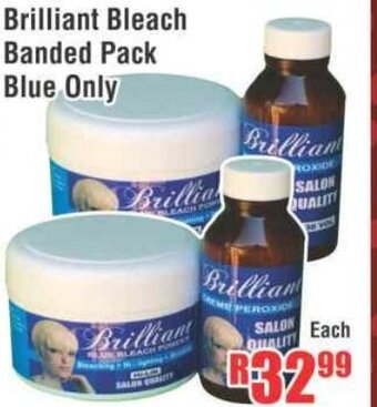 Brilliant Bleach Banded Pack Blue Only