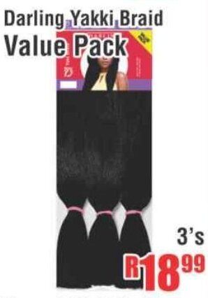 Darling Yakki Braid Value Pack 3's