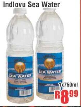 Devland Cash And Carry Indlovu Sea Water 1x750ml offer