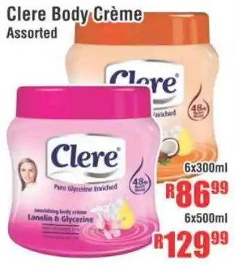 Devland Cash And Carry Clere Body Crème 6x300ml offer