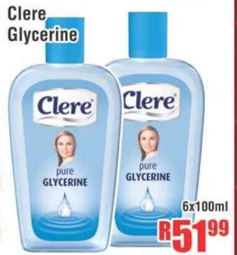 Devland Cash And Carry Clere Glycerine 6x100ml offer