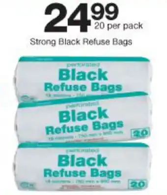 Checkers Strong Black Refuse Bags offer
