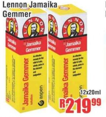 Devland Cash And Carry Lennon Jamaika Gemmer 12x20ml offer