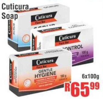 Devland Cash And Carry Cuticura Soap 6x100g offer