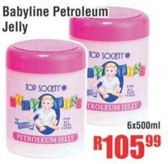 Devland Cash And Carry Babyline Petroleum Jelly 6x500ml offer
