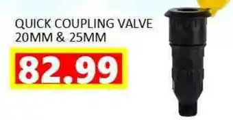 Waterware Quick Coupling Valve 20mm & 25mm offer
