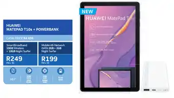 Telkom Huawei Matepad T10s + Powerbank offer