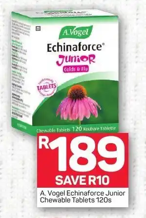 A. Vogel Echinaforce Junior Chewable Tablets 120s
