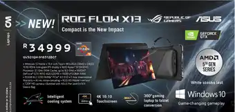 Computer Mania Asus - ROG Flow x13 (GV301QH-916512B0T) offer