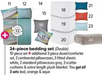 HomeChoice 24-piece Bedding Set (Double) offer