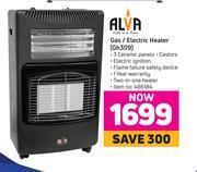 Game Alva gas/electric heater gh309 offer