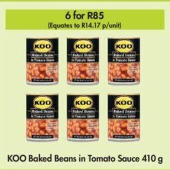 Makro Koo Baked Beans in Tomato Sauce 410g offer