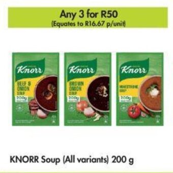 Makro Knorr Soup (all variants) 200g offer
