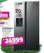 Game Samsung 617l side by side black mirror fridge offer