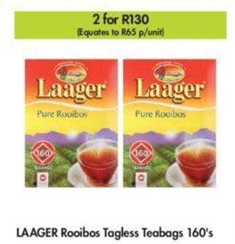 Makro Laager Rooibos Tagless Teabags 160's offer