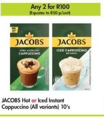 Makro Jacobs Hot or Iced Instant Cappuccino (all variants) 10's offer