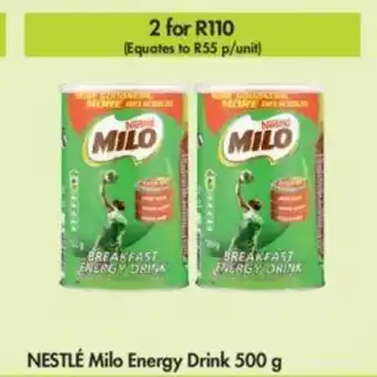 Makro Nestle Milo Energy Drink 500g offer