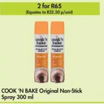 Makro Cook 'N Bake Original Non-Stick Spray 300ml offer