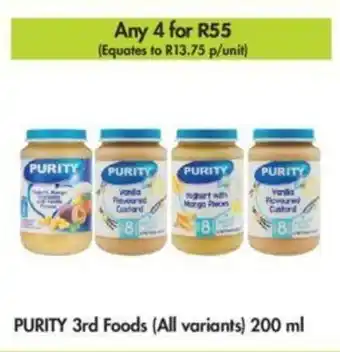 Makro Purity 3rd Foods (all variants) 200ml offer