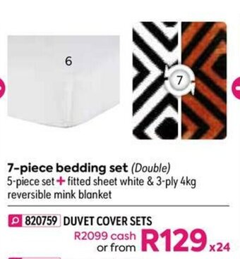 HomeChoice 7-piece Bedding Set offer