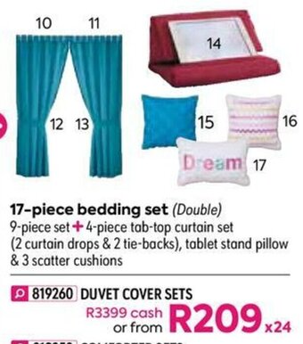 HomeChoice 17-piece Bedding Set offer