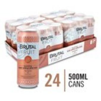 Pick n Pay Liquor Brutal fruit ruby apple can 500ml x 24 offer