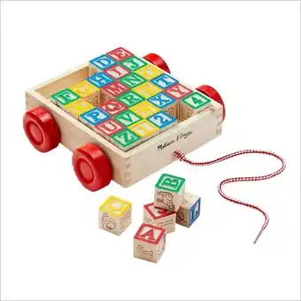 Classic abc block cart