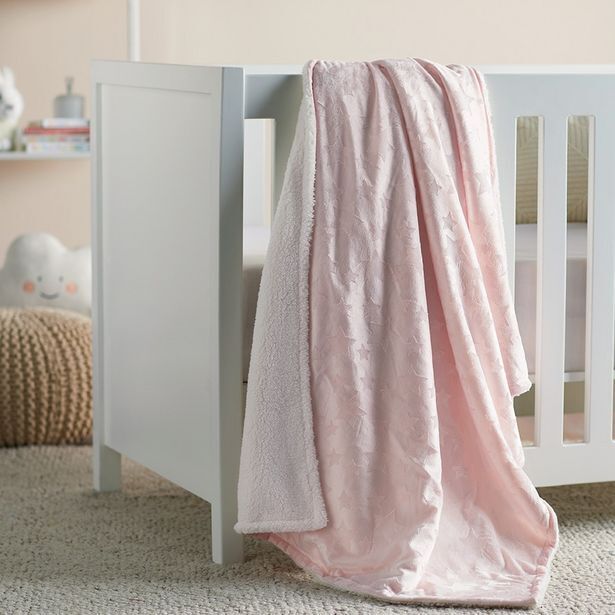 Star embossed sherpa blanket offer at HomeChoice